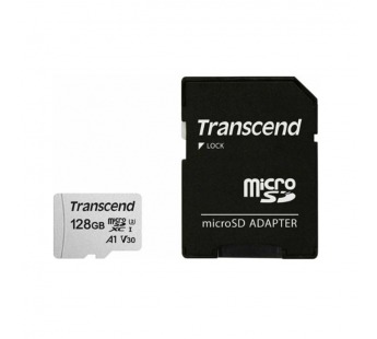 MicroSD  128GB  Transcend 300S UHS-I U3 + SD адаптер#2119223