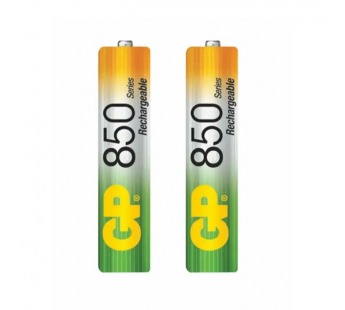 Аккумулятор бытовой GP HR03 AAA BL2 NI-MH 850mAh в пластиковой упаковке клемшел (2/20/200)#2119303