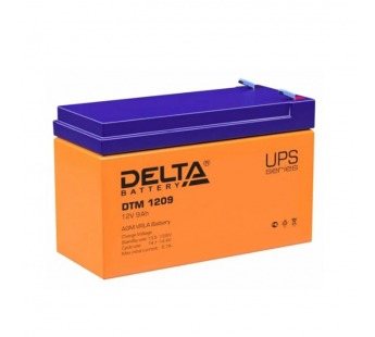 Аккумулятор свинцово-кислотный Delta DTM 1209 12V 9Ah (1/5)#2119304