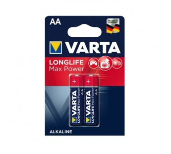 Батарейка Varta LONGLIFE MAX POWER (MAX TECH) LR6 AA BL2 Alkaline 1.5V (4706) (2/40/200)#2119301
