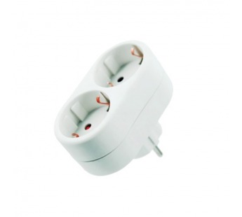 Разветвитель Старт SA 2р.С/З 16A с защитой от детей белый (1/50/200)#2119313