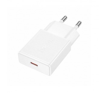 Адаптер Сетевой Hoco N74 Speed PD ultra-thin Type-C 3A/25W (white) (241009)#2119853