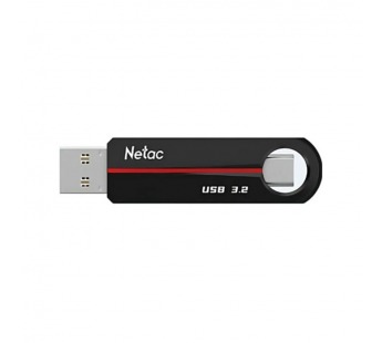 USB 3.2  256GB  Netac  US18 Dual  чёрный  (USB 3.0/3.2 + Type C)#2119849