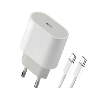 Блок питания сетевой DEFENDER UPA-121 20W, USB C,кабель Type-C,белый (1/50)#2119825