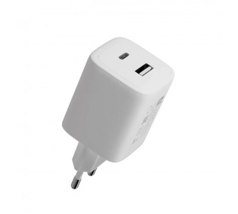 Блок питания сетевой DEFENDER UPA-145 45W, USB A+C, белый (1/50)#2119818