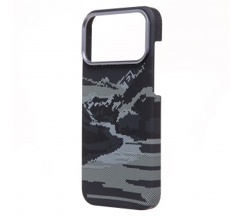 Чехол-накладка - MosBros (PC) для "Apple iPhone 17 Pro" (LF40) (black/gray) (242748)#2120063