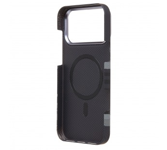 Чехол-накладка - MosBros (PC) для "Apple iPhone 17 Pro" (LF40) (black/gray) (242748)#2120065