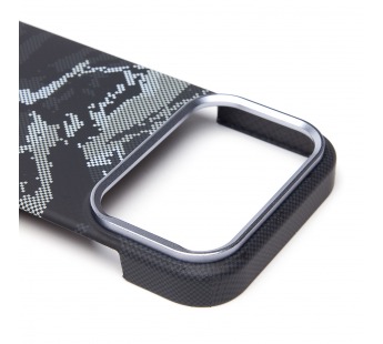 Чехол-накладка - MosBros (PC) для "Apple iPhone 17 Pro" (LF40) (black/gray) (242748)#2120066