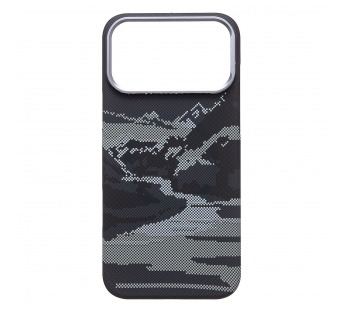 Чехол-накладка - MosBros (PC) для "Apple iPhone 17 Pro" (LF40) (black/gray) (242748)#2120062