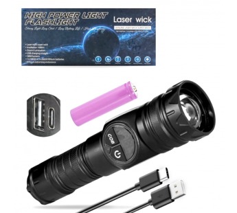 Ручной Светодиодный фонарь PM10-TG+COB (S1327)#2120234