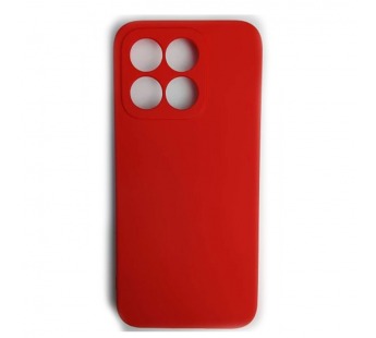 Чехол силиконовый Honor X8C Silicone Case без лого красный#2120934