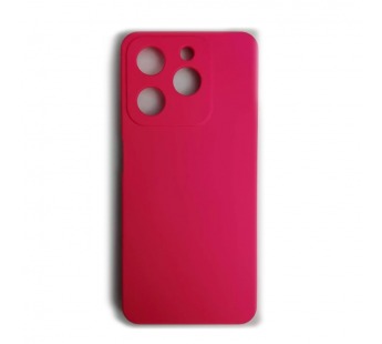 Чехол силиконовый Realme Note 60/60X/C61/C63 Silicone Cover без лого ярко-розовый#2124196