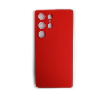 Чехол силиконовый Samsung S25 Ultra Silicone Cover без лого красный#2120849