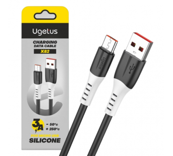 Кабель USB - Micro UGETUS X82 (черный) 2м#2126346