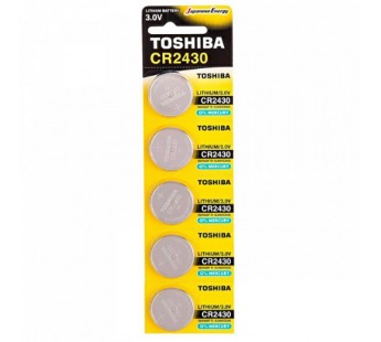 Элемент питания TOSHIBA CR 2430 BL5  (5/100/12000)#2120191
