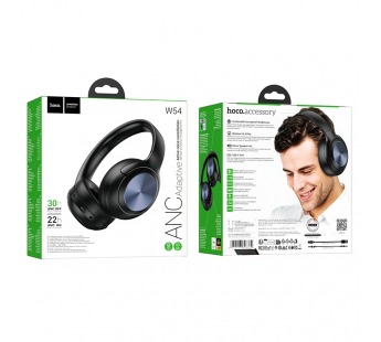 Полноразмерные Bluetooth наушники HOCO W54 ANC (черный) мятая упаковка#2124118