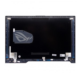 Крышка матрицы для ноутбука Asus ROG Strix SCAR 15 G532LW черная глянцевая (металл)#2120607