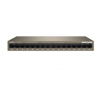 Коммутатор TENDA TEG1016M, 16 портовый гигабитный неуправляемый, 16-Port Gigabit Ethernet Switch (1/10)#2126939