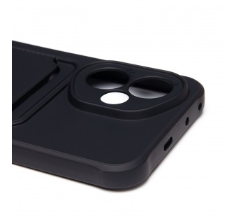 Чехол-накладка - SC304 с картхолдером для "Honor 400 Global" (black) (240628)#2131707