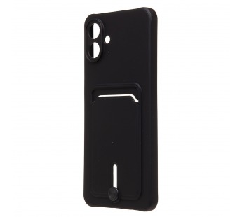 Чехол-накладка - SC304 с картхолдером для "Samsung Galaxy A07 4G" (black) (241630)#2131698