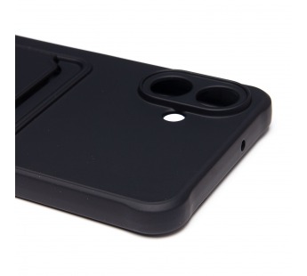 Чехол-накладка - SC304 с картхолдером для "Samsung Galaxy A07 4G" (black) (241630)#2131699