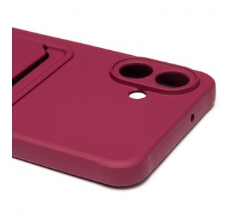 Чехол-накладка - SC304 с картхолдером для "Samsung Galaxy A07 4G" (bordo) (241631)#2131695