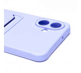 Чехол-накладка - SC304 с картхолдером для "Samsung Galaxy A07 4G" (light violet) (241632)#2131691