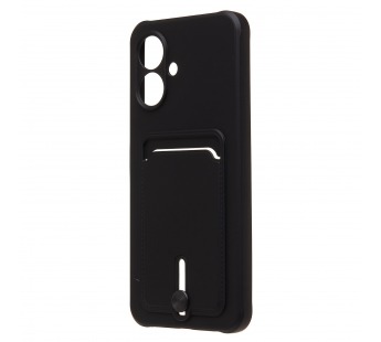 Чехол-накладка - SC304 с картхолдером для "Tecno Spark Go 2" (black) (241036)#2131674