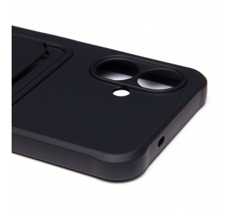 Чехол-накладка - SC304 с картхолдером для "Tecno Spark Go 2" (black) (241036)#2131675