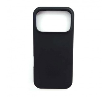 Чехол силиконовый iPhone 17 Pro Silicone Case без лого черный (18)#2122587