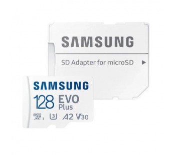 MicroSD  128GB  Samsung Class 10 Evo Plus A2 V30 UHS-I (R/W 160/90 MB/s) + SD адаптер#2122675