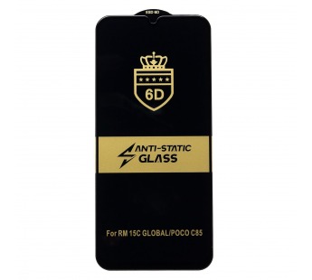 Защитное стекло Full Screen Activ Clean Line 3D для "Xiaomi Redmi 15C" (black) (241403)#2124053