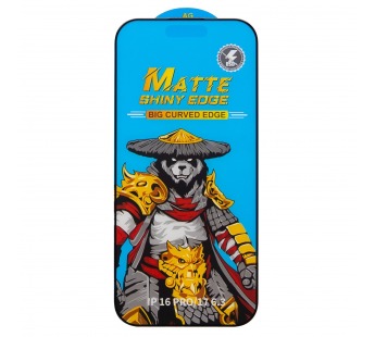 Защитное стекло Full Screen Matte для "Apple iPhone 17/iPhone 16 Pro" (black)(241857)#2124049