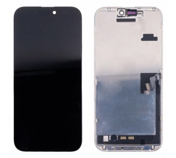 Дисплей для iPhone 16 Pro Max (A3296) в сборе с тачскрином Черный - OR100 (rev. Samsung) (Снятый, без ремонта)#2135329