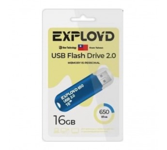 USB  16GB  Exployd  650  синий#2122862