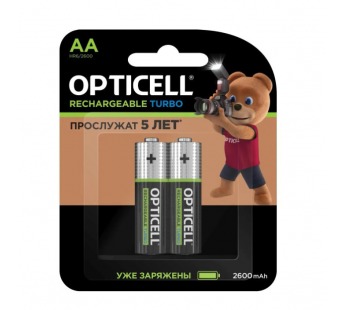 Аккумулятор OPTICELL TURBO  HR6 BL2 (2600 mAh) (2/20)#2122833