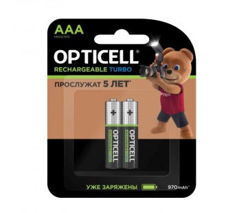 Аккумулятор OPTICELL TURBO  HR03 BL2 (970 mAh) (2/24)#2122835