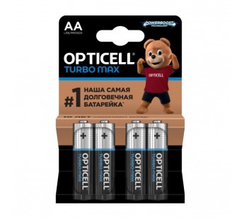Элемент питания OPTICELL TURBO MAX LR6 BL4 (4/192)#2122839