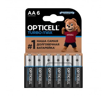 Элемент питания OPTICELL TURBO MAX LR6 BL6 (6/72)#2122840