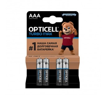 Элемент питания OPTICELL TURBO MAX LR03 BL4 (4/192)#2122843