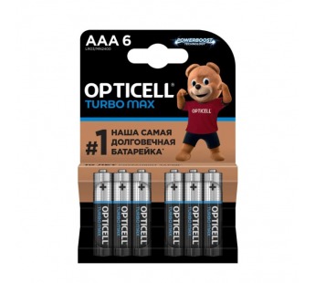 Элемент питания OPTICELL TURBO MAX LR03 BL6 (6/72)#2122844