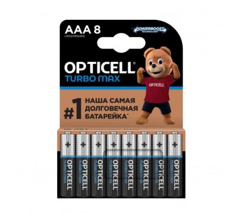 Элемент питания OPTICELL TURBO MAX LR03 BL8 (8/80)#2122845