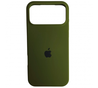 Чехол силиконовый Silicone Case ORG iPhone 17 Pro хаки (13)#2123470