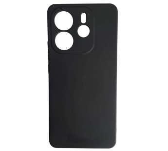 Чехол силиконовый Xiaomi Redmi Note 14 Silicone Cover без лого черный#2123486