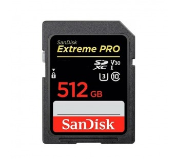 SDXC  512GB  SanDisk Class 10 Extreme Pro V30 UHS-I U3 (200 Mb/s)#2123602