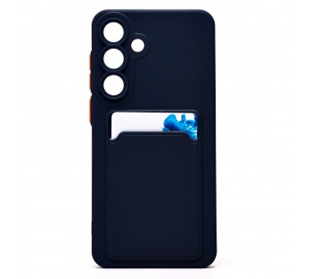 Чехол-накладка - SC337 с картхолдером для "Samsung Galaxy S25 FE" (dark blue) (242285)#2124721