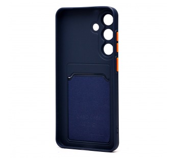 Чехол-накладка - SC337 с картхолдером для "Samsung Galaxy S25 FE" (dark blue) (242285)#2125747