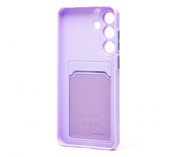 Чехол-накладка - SC337 с картхолдером для "Samsung Galaxy S25 FE" (light violet) (242286)#2125745