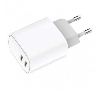 Адаптер постоянного тока 2гн.Type-C PD3.0 20W, белый "Rexant"#2124874