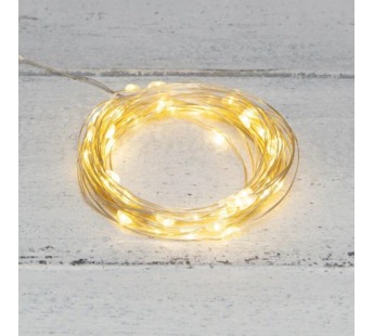 Гирлянда «Роса» 5 м, 50 LED, USB, белое свечение NEON-NIGHT#2123742